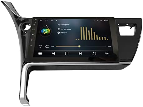 Android 10 Autoradio Autós Navigációs Sztereó Multimédia Lejátszó, GPS, Rádió, 2.5 D érintőképernyő forToyota Corolla 2017-2019