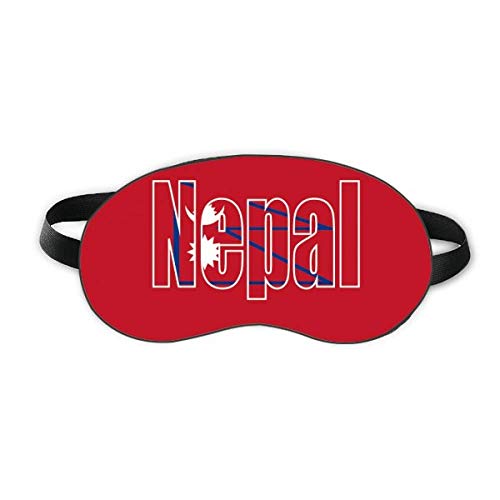 Nepál Ország Zászló Neve Aludni Szem Pajzs Puha Este Kendőt Árnyékba Borító