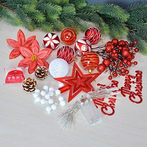 UXZDX Asztali karácsonyfa, Mesterséges Mini Karácsonyi Fenyőfa LED String Lámpák, Dísztárgyak,Karácsonyi Dekoráció Fa Dekoráció (Szín : B)