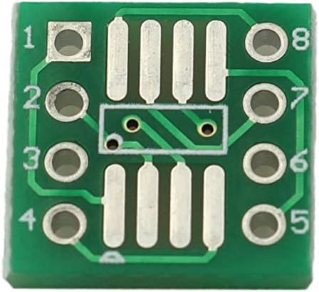CSNSD SSOP 8PIN DIP Adapter 20DB SSOP 8 Pin 0.65 / SOP 8 Pin 1.27 DIP SMD Átalakító PCB-Testület Adapter Zöld