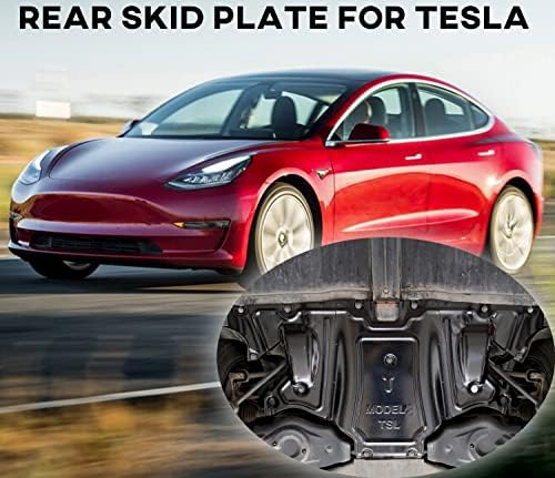 KEWISAUTO Hátsó Skid Plate Tesla Model 3 / Modell Y, Splash Pajzs Fedél Alatt a Motor Őr Fedezze Alváz Őr Lemezek a Tesla Model 3 2017-2023