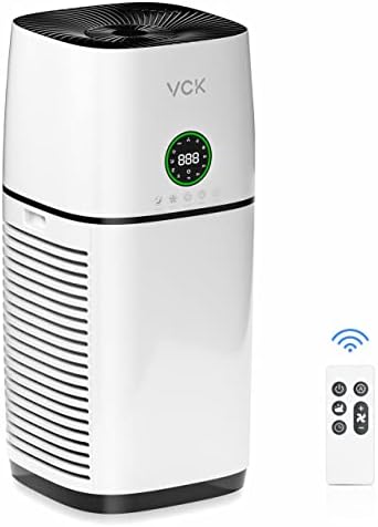 VCK Légtisztító a H14 Igaz, HEPA Szűrő pedig a PM2.5 Monitor, Távolítsa el 99.997% Részecskék, mint a Por, a Füst Allergia Pollen, Penész