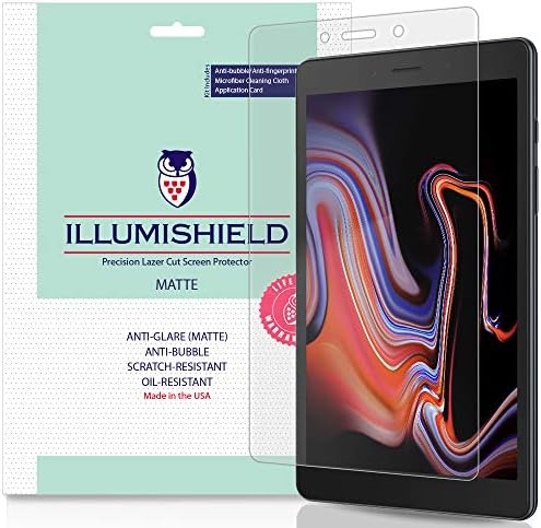 ILLUMISHIELD Matt Képernyő Védő Kompatibilis a Samsung Galaxy Tab A (8 inch, 2019 SM-T290, SM-T295)(2 Csomag) Tükröződésmentes Pajzs Anti-Buborék,