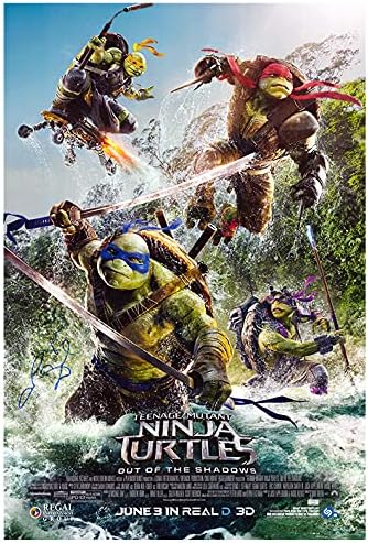 Megan Fox Dedikált Teenage Mutant Ninja Turtles Ki az Árnyékból Eredeti 27x40 Kétoldalas Poszter