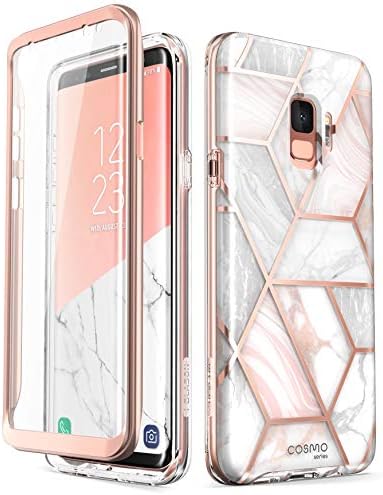 i-Blason Cosmo Sorozat Esetében Galaxy S9 (a 2018-as Kiadás), Slim Teljes Test Elegáns Védő tok Beépített képernyővédő fólia