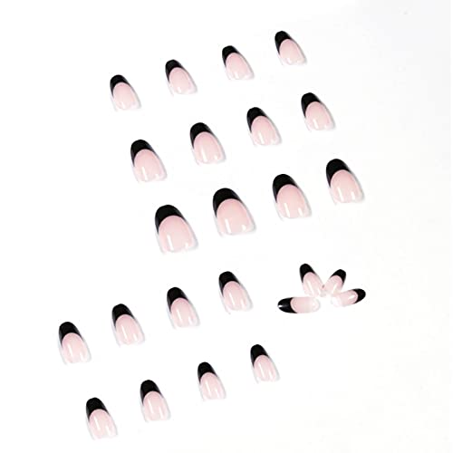 Kamize Aranyos Nyomja meg a Körmöt Közepes Hamis Köröm Design Akril Teljes Cover Pink Mandula műköröm a Nők, Lányok 24PCS