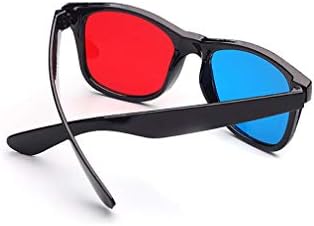 Lobonbo Univerzális 3D Szemüveg a TV-Film Dimenziós Anaglif Videó Keret 3D-s Szemüveget, DVD, Játék, Üveg, Piros, Kék Színű(Kék&red)