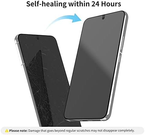 Sinjimoru Samsung Galaxy S23 Sorozat öngyógyító Adatvédelmi képernyővédő fólia, Anti-Spy mobiltelefon Adatvédelmi Képernyő TPU Film