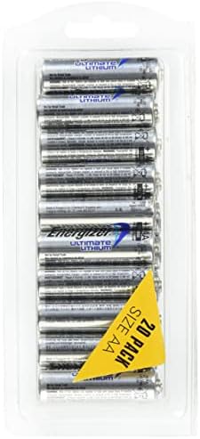 Energizer Ultimate Lithium AA Méretű Elem - 20 Csomag