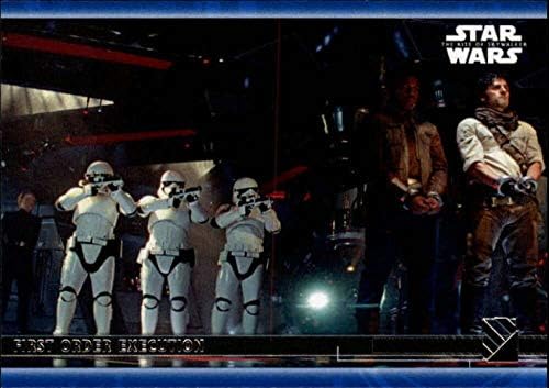 2020 Topps Star Wars A Rise of Skywalker Sorozat 2 Kék 42 Első Kereskedési megbízások teljesítésére Kártya