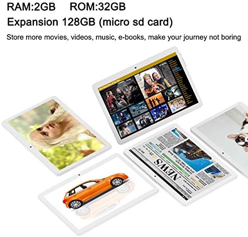 A tabletta Android Sim-Kártya Foglalat,10 inch Tabletta PC 32 GB-os Tároló,Bontsa ki a 128 GB-os, Hosszú Akkumulátor élettartam,