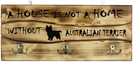 Ausztrál Terrier, egy Fából készült Fal peg, Fogas A Kép egy Kutyát