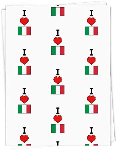 Azeeda A1 'Imádom Olaszországot' Ajándék Wrap/Csomagoló Papírt (GI00060461)
