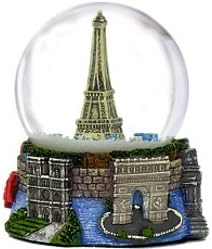Párizsi Eiffel-Torony Hógömb Szuvenír (3.5 Cm Magas), 65mm Üveg Földgömb