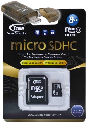 8 gb-os MicroSDHC Class 10 Csapat Nagy Sebesség 20 MB/Mp Memória Kártya. Villámgyors Kártya SONY ERICSSON X8 Vivaz telefon. Szabad