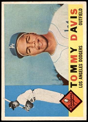 1960 Topps 509 Tommy Davis Los Angeles Dodgers (Baseball Kártya) Dean Kártyák 5 - EX Dodgers