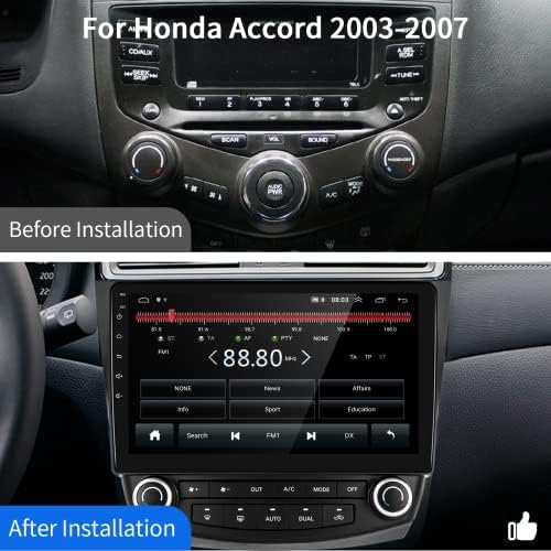 Android autóhifi, a Honda Accord 7. 2003-2007 Rádió 10.1 Hüvelykes Érintőképernyős fejegység Tükör Link GPS Navigáció Bluetooth,