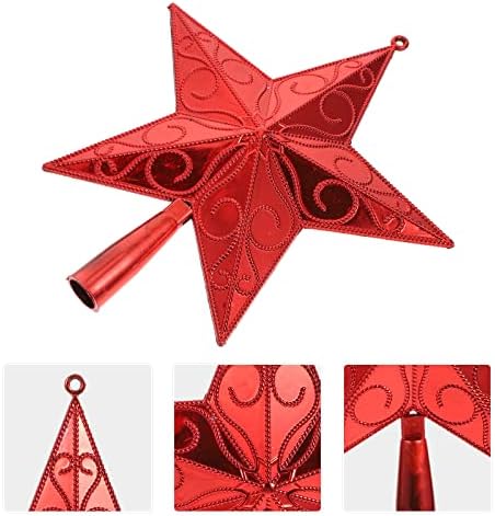 GALPADA 1db karácsonyfa Topper Csillag 3D Pentagram karácsonyfa Dekoráció Karácsonyi Kínálat Ajándékok