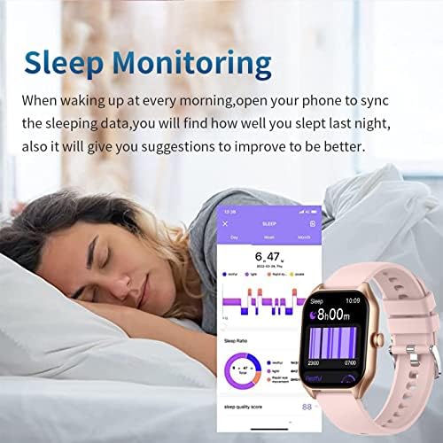 Byikun Okos Órák, a Férfiak, Nők, 1.85 Hüvelykes Képernyő Egészségügyi Smartwatch Alvás vérnyomásmérő, Tevékenység Keresők, valamint Smartwatches