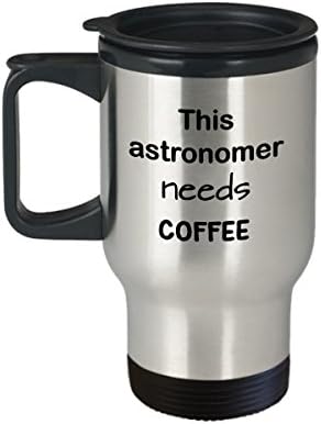 Csillagász Ajándék Bögre, Ez a Csillagász Kell a Kávé, az Egyéni Rozsdamentes Acél Bögre, Személyre szabott Ajándék Kávé Szerelmeseinek,15