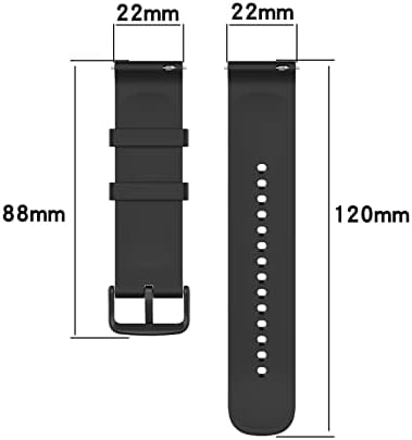 CRFYJ Divat egyszínű WatchBands a Huawei Óra 3 Watch3 GT2 GT 2 Pro Smart Óra Tartozékok Tartós Szilikon csuklópánt (Szín