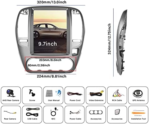 Android 11 Autó Sztereó Nissan Sentra 2006-2011 a Vezeték nélküli Apple Carplay&Android Auto,9,7 Hüvelykes érintőképernyő, Autó