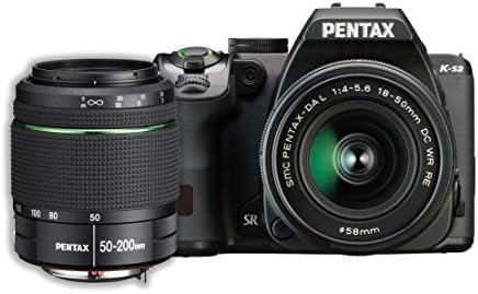 Pentax K-S2 20MP DSLR Két Lencse Kit w/ 18-50mm WR & 50-200mm WR (Fekete)