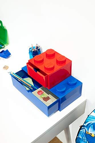 Szoba Koppenhága, Lego Fiókban - Rakható Asztali Tároló - 12.4 x 6.2 x 4.5 - Tégla, 8, Fekete (40211733-Szülő)