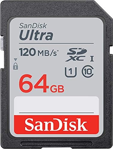 SanDisk 32GB Ultra SDHC UHS-én Class 10 Memóriakártya 120MB/s U1, Full HD, SD Kamera, Kártya SDSDUN4-032G (1 Csomag) Csomag (1) GoRAM Műanyag