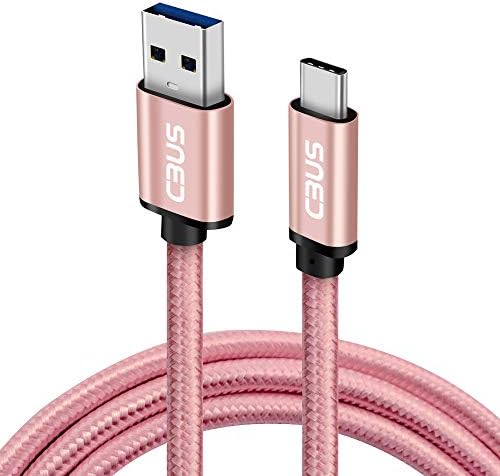 CBUS USB-C Kábel, 3ft USB A-USB C Gyors Töltés Fonott Töltő Kábel C-Típusú Samsung Galaxy S23 a keletkező gőzt/S22/S21/S20/S10/Plus/Ultra/FE,
