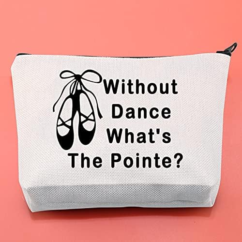 BLUPARK Balett Szerető Ajándék Balett-Táncos Smink Táska Nélkül Táncolni, Mi A Pointe Utazási Kozmetikai Táska Balett-Tánc Tanár (Mi A Pointe?)