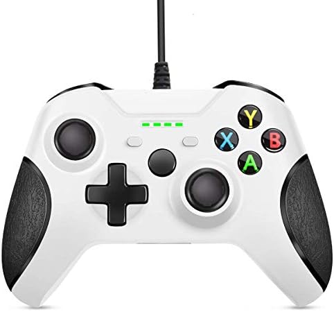 VOYEE Vezérlő Xbox, Vezetékes Megerősített Adatkezelő a Microsoft Xbox/X/S/Elit (Fehér) (Felújított)