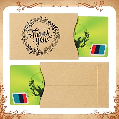 600 Db Ajándék Kártya Ujjú Köszönöm kódkártya Birtokosa Elismerését Mini Készpénzes Borítékokat, az Üres Szálloda hitelkártyával