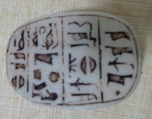 Szkarabeusz Bogár 2 Figura Papírnehezék Szobor Egyiptomi Kézzel Készített Fáraó Figura Ősi Szobor Gyűjthető Mitológia Miniatűr