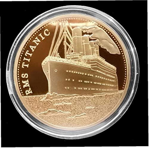 Pinicecore Titanic Hajó Emlékérme Titanic Esemény Gyűjtemény BTC Bitcoin Art Ajándék, lakásdekoráció