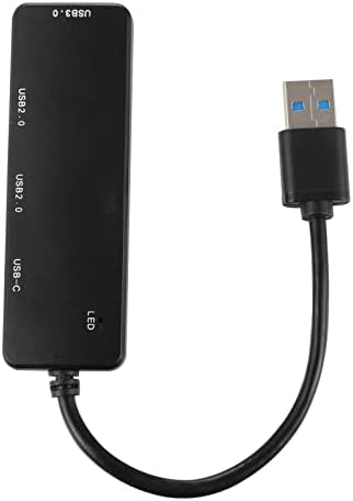 SOLUSTRE USB Hub 3pcs Átutalás Hub Tablet - Laptop Többcélú hálózati Adapter Telefon Gyakorlati Terjeszkedés C Fekete USB - Multifunkciós