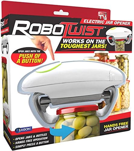 Robotwist Jar Sörnyitó, Automatikus Üveg Nyitó, Deluxe Modell Továbbfejlesztett Nyomaték, Robo Csavar Konyhai Kütyü Haza, Elektromos Kihangosító