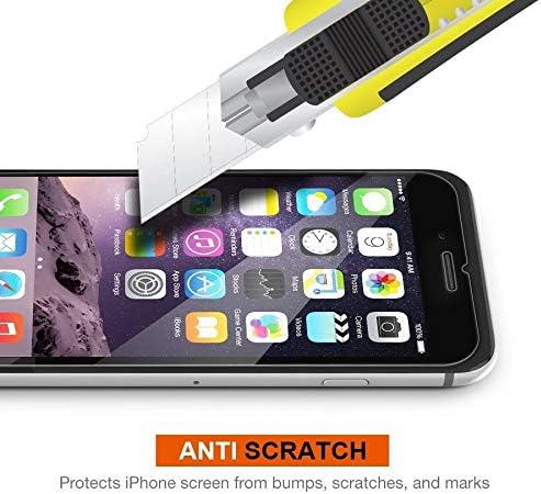 TaPa-Márka [3-Pack] iPhone SE(2020), 8, 7, 6, 6 Képernyő Védő Üveg, TaPa Prémium Edzett Üveg kijelző Védő fólia Apple iPhone 8, 7,