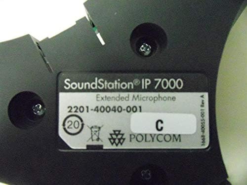 Polycom SoundStation IP7000 2201-40040-001 Egyetlen Terjeszkedés Mikrofon (Felújított)