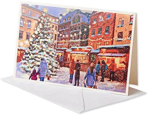 Amerikai Üdvözlet 14 Count Havas Városban, a Fa, a Karácsony, a Dobozos Kártyák, Többszínű