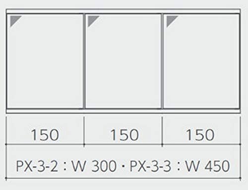 Tajima Fém Munka PX-3-3 Személyes Doboz, Test Mélység 17.7 inch (45 cm), a Test Magassága 7.1 cm (18 cm), a Test Szélesség 7.9