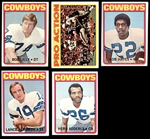 1972 Topps Dallas Cowboys Alacsony Csapat készen áll Dallas Cowboys (Set) VG+ Cowboyok