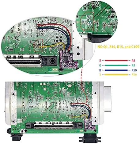 Acogedor RGB Modchip az N64 NTSC Konzolok, Csere N64 NTSC RGB Kimenet Modul Játék Konzol RGB Modul Chip, PCB Anyag