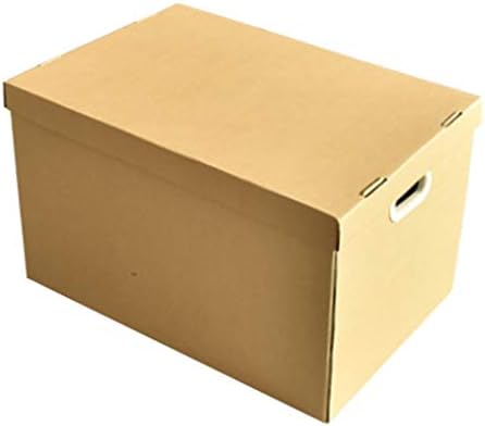 ZCX Karton Kraft Papír Tároló Doboz, Kereskedés a Fájl Karton Tároló Tároló Doboz (Három) Ékszer Doboz (Méret : 80L)