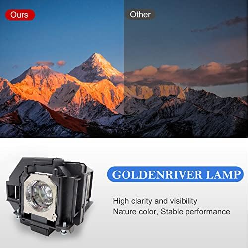 GOLDENRIVER ELPLP96 Prémium Minőségű Projektor Lámpa Ház Kompatibilis epson EH-TW650 EH-TW5650 EH-TW5600 EB-X41 EB-W42 EB-W05