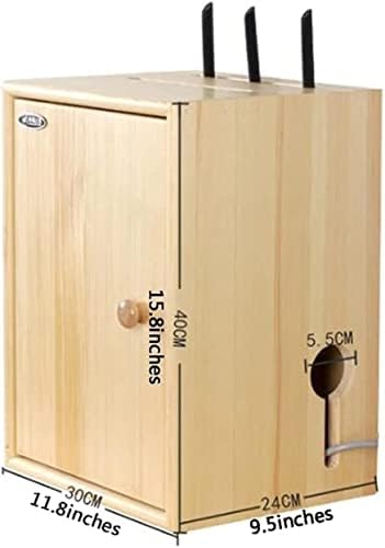 Vezeték nélküli Router, WiFi Tároló Doboz Fából készült Barna Nagy Set-top Box Rack Háztartási Elosztó Tároló Doboz