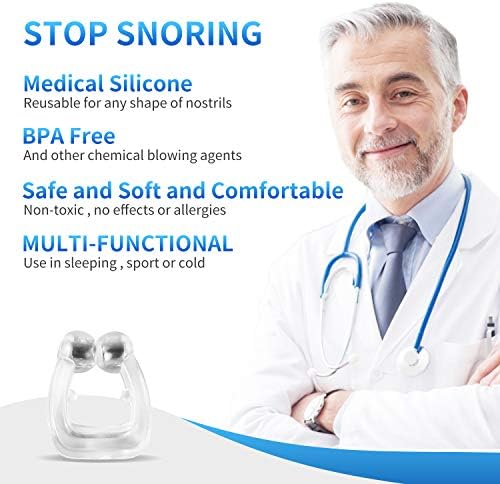 Horkol Stopper Készlet Könnyű Légzés Javított Éjszakai Alvás，Anti-Horkolás Nincs mellékhatása, Tökéletes Horkolás Megoldás, Speciális