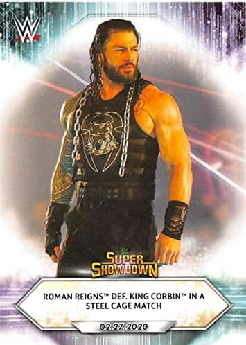 2021 Topps WWE 24 Római Uralkodik Birkózás Trading Card