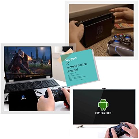 ZD-N+[2.4 G] Vezeték nélküli Játékvezérlő a Gőz,a Nintendo Kapcsoló,PC(Win7-Win10),Android Tablet,TV Box (Kék)