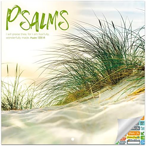Zsoltárok Naptári 2023 -- Deluxe 2023 Zsoltárok Mini Naptári Csomag Több mint 100 Naptár Matrica (Keresztény Ajándékok, irodaszerek)